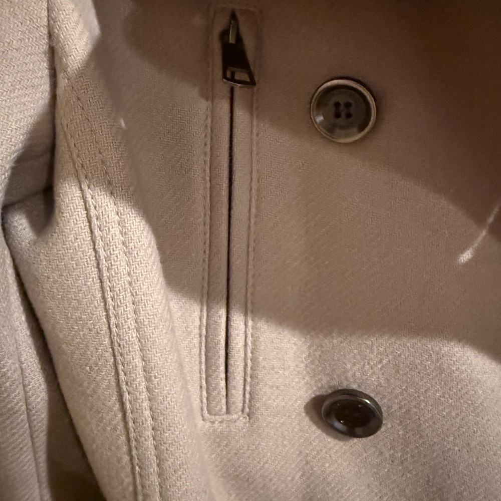 Burberry Taupe Trench Coat Classic Double Breasted Design - Picture 3 of 9
